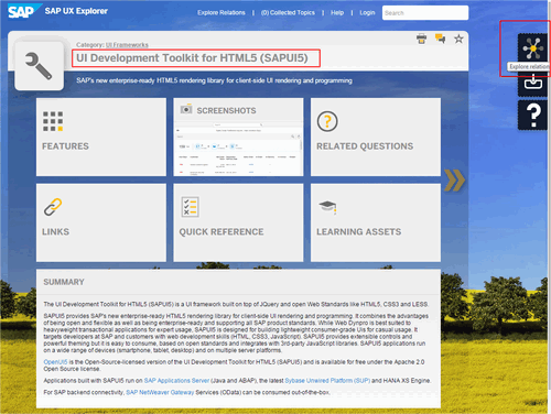 SAP UX Explorer UI for HTML5 SAPUI5 3