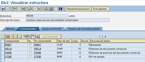 ABAP-flujo-documentos-visualizar-estructura