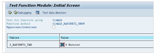 ABAP-Test-function-module