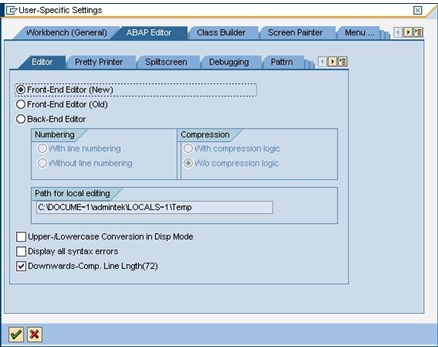 ABAP-editor