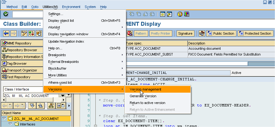 ABAP-Class-Builder-Display