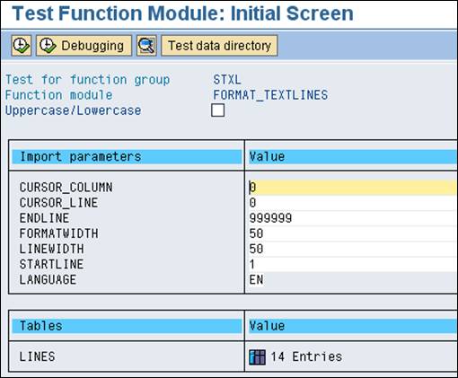 ABAP-testear-funcion