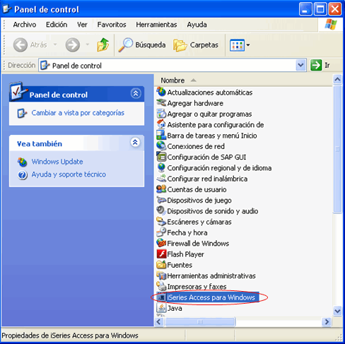 As400-Panel-de-control-iSeries-Access-para-Windows