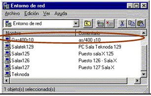 as400-file-serving-entorno-de-red